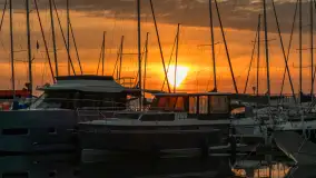 Wschód słońca nad jeziorem Niegocin, AZS Wilkasy, maj 2024 r. - zdjęcie 20