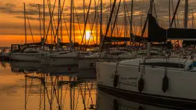 Wschód słońca nad jeziorem Niegocin, AZS Wilkasy, maj 2024 r. - zdjęcie 3