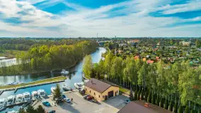 Węgorzewo z lotu ptaka, kwiecień 2024 r. - zdjęcie 18