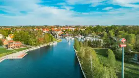 Węgorzewo z lotu ptaka, kwiecień 2024 r. - zdjęcie 17