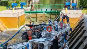 Śluza Guzianka I przed remontem, sierpień 2018 rok - zdjęcie 7