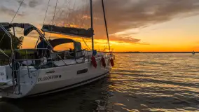 Zachód słońca w przystani Rajcocha, lipiec 2024 r. - zdjęcie 25