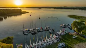 Zachód słońca nad jeziorem Święcajty, Ognisty Ptak, sierpień 2024 r. - zdjęcie 31