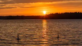 Sierpniowy zachód słońca nad jeziorem Bełdany 2024 - zdjęcie 11