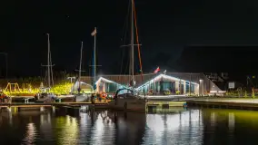 Przystań Nautica nocą, wrzesień 2024 r. - zdjęcie 9