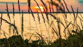 Sierpniony zachód nad jeziorem Dargin 2024 - zdjęcie 5