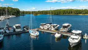 Jezioro Kisajno i port Łabędzi Ostrów, koniec września 2024 r. - zdjęcie 6