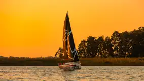 Mazury przed zachodem słońca nad jeziorem Śniardwy i Mikołajskie, wrzesień 2024 r. - zdjęcie 5