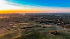 Jezioro Iławki z lotu ptaka o wschodzie słońca, październik 2024 r. - zdjęcie 20