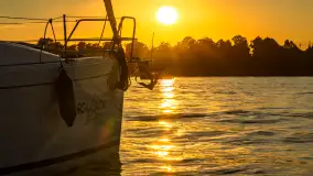 Zachód słońca nad jeziorem Bocznym, Marina Lester Club, lipiec 2024 r. - zdjęcie 9