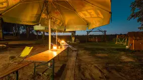 Przystań Kochaj Mazury nad jeziorem Bełdany, wersja nocna - zdjęcie 10