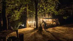 Przystań Kochaj Mazury nad jeziorem Bełdany, wersja nocna - zdjęcie 9