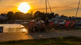 Zachód słońca, port 110, Iława - zdjęcie 4