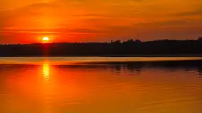 Zachód słońca nad jeziorem Mamry, wrzesień 2024 r. - zdjęcie 14