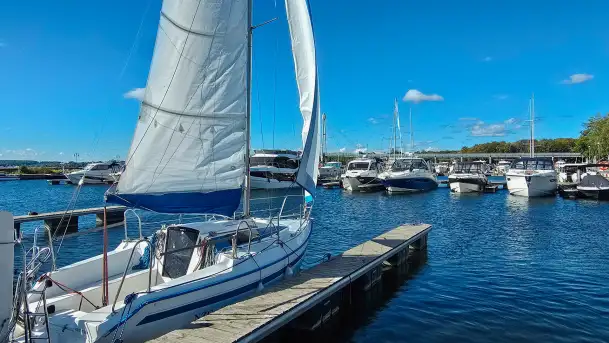 Ekomarina Giżycko, widać koniec sezonu 2024