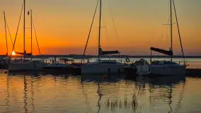 Zachód słońca nad jeziorem Dargin, Dziki Harsz, wrzesień 2024 r. - zdjęcie 7