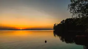Zachód słońca nad jeziorem Dargin, Dziki Harsz, wrzesień 2024 r. - zdjęcie 15