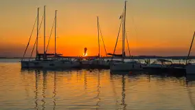 Zachód słońca nad jeziorem Dargin, Dziki Harsz, wrzesień 2024 r. - zdjęcie 12