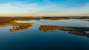 Wschód słońca nad jeziorem Dargin, most Sztynorcki, grudzień 2024 r. - zdjęcie 39