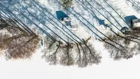 Zatoka Mrówki i jezioro Ryńkie w zimowej odsłonie, luty 2024 r. - zdjęcie 17