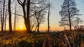 Zachód słońca nad jeziorem Tałty, luty 2025 r. - zdjęcie 18