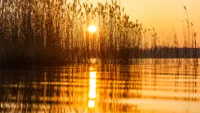 Zachód słońca nad jeziorem Tałty, luty 2025 r. - zdjęcie 19