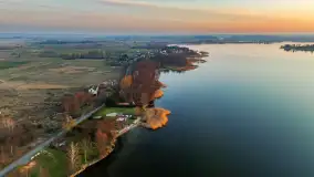 Zachód słońca nad jeziorem Tałty, luty 2025 r. - zdjęcie 9