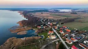 Zachód słońca nad jeziorem Tałty, luty 2025 r. - zdjęcie 16