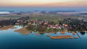 Zachód słońca nad jeziorem Tałty, luty 2025 r. - zdjęcie 6