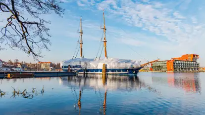 Mikołajki zimą, wersja jeszcze bez śniegu, luty 2025 r.