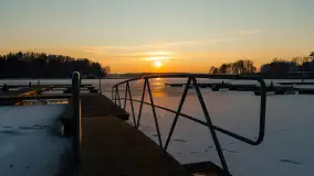 Zachód słońca nad zatoką Tracz, jezioro Kisajno, Giżycko - zdjęcie 23