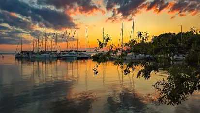 Zachody i wschody słońca na ujęciach z telefonu, sezon 2024 r.