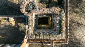 Ruiny pałacu w Prośnie, marzec 2025 r. - zdjęcie 14