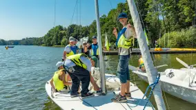 Szkolenia poza szlakami Mazur, odwiedziliśmy Rumszewicz Sailing - zdjęcie 8