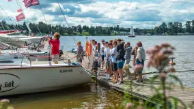 Jeszcze jeden raz nad Jeziorakiem z wizytą w szkole żeglarstwa Ważka - zdjęcie 29