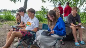 Jeszcze jeden raz nad Jeziorakiem z wizytą w szkole żeglarstwa Ważka - zdjęcie 6