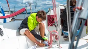 Jeszcze jeden raz nad Jeziorakiem z wizytą w szkole żeglarstwa Ważka - zdjęcie 38