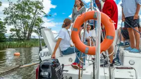 Jeszcze jeden raz nad Jeziorakiem z wizytą w szkole żeglarstwa Ważka - zdjęcie 34