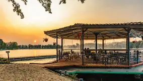 Zachód słońca nad jeziorem Bocznym, Marina Lester Club, maj 2025 r. - zdjęcie 11