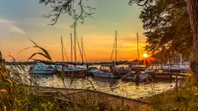 Zachód słońca w porcie Piękny Brzeg, czerwiec 2025 r. - zdjęcie 7