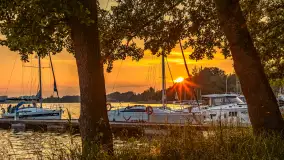 Zachód słońca w porcie Piękny Brzeg, czerwiec 2025 r. - zdjęcie 20