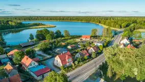 Okartowo, jeziora Śniardwy i Tyrkło z drona, lato 2025 r. - zdjęcie 4