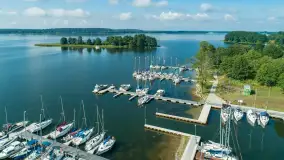Przystań Nautica z lotu ptaka, lipcowy poranek, 2025 r. - zdjęcie 28