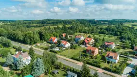 Przystań Nautica z lotu ptaka, lipcowy poranek, 2025 r. - zdjęcie 17