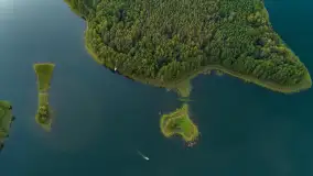 Zachód słońca nad jeziorem Kisajno, Oczy Mazur, lipiec 2025 r.  - zdjęcie 10