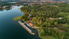 Zachód słońca nad jeziorem Kisajno, Oczy Mazur, lipiec 2025 r.  - zdjęcie 5