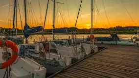 Stanica Zielony Gaj i zachód słońca nad jeziorem Kotek Wielki, czerwiec 2025 r. - zdjęcie 15