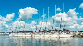 Niedzielny poranek w porcie AZS Wilkasy nad Niegocinem, lipiec 2025 r. - zdjęcie 11