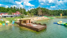 Jezioro Święcajty i Piękny Brzeg z lotu ptaka, sierpień 2025 r. - zdjęcie 11