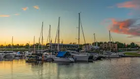 Wieczorna tęcza w przystani Nautica, sierpień 2025 r. - zdjęcie 35